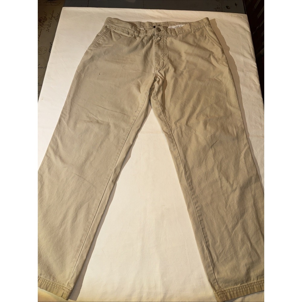 Patagonia Mens Organic Cotton Canvas Worn Wear Duck Pants Tan Khaki Size 38
